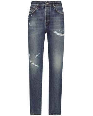 Dolce & Gabbana Straight Jeans - Azul