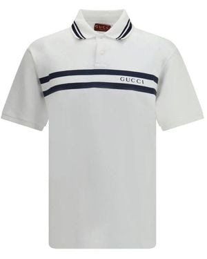 Gucci Polo Shirts - Blanco