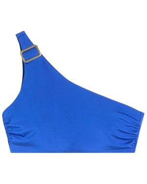 Max Mara Bchalisia Bikini Top Met Één Schouderband - Blauw