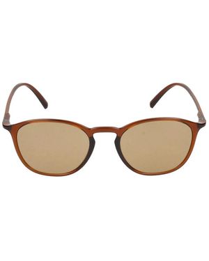 Giorgio Armani Stilvolle Sonnenbrille Braun Transparent