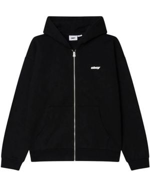 Obey Zip-Throughs - Zwart