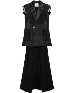 Sacai Maxi Dresses - Black