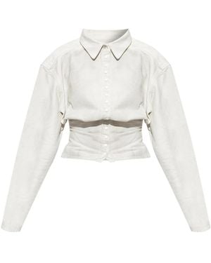 DIESEL De-Plazy-Fsj1 Shirt - Weiß
