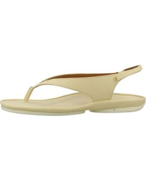 Camper Flat Sandalen - Natur