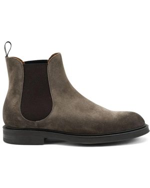 Frau Wildleder Chelsea Stiefel Vielseitiger Stil - Braun