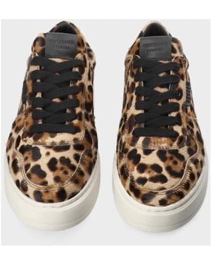 COPENHAGEN Leo Weiche Leder Sneakers - Schwarz