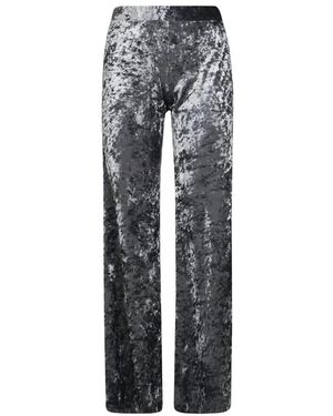 forte_forte Straight Trousers - Grey