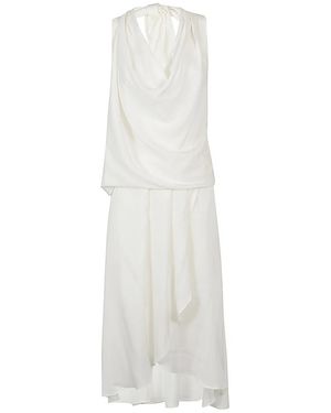 Silk95five Midi Dresses - Blanco