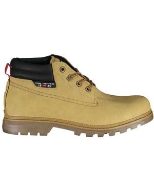 Carrera Lace-Up Boots - Natural