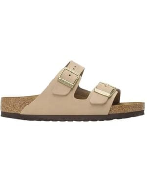 Birkenstock Sliders - White