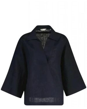 GANT Overhemden ,Zwart ,Shirts - Blauw