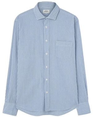 Hartford Casual Shirts - Blauw