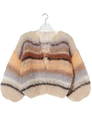 Maiami Cardigan bomber in mohair leggero primavera - Neutro