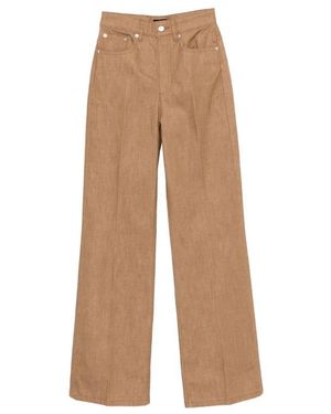 A.P.C. High-Rise Wide-Leg Jeans - Naturel