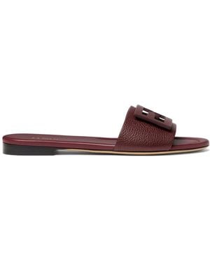Fendi Schoenen ,Rood ,Leer Tube Sandalen - Paars