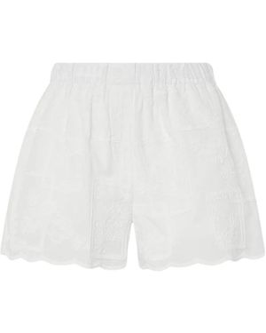 LA PISCINE Short Shorts - Wit