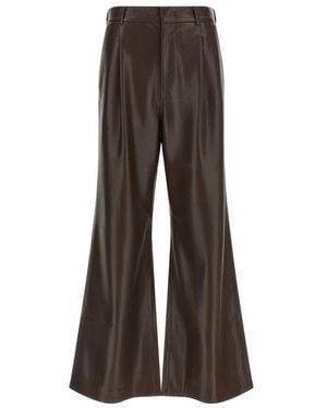 ANDAMANE Wide Trousers - Marrón