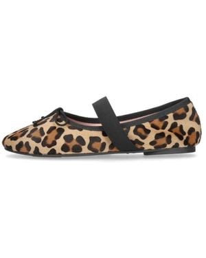 Pretty Ballerinas Ballerina Shoes - Brown