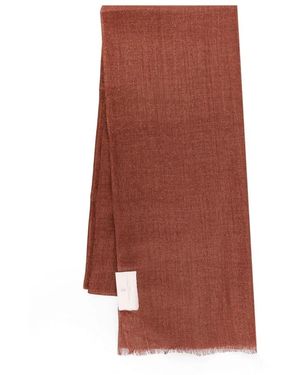 Brunello Cucinelli Mscdar097 Sjaal - Bruin