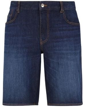 ARMANI EXCHANGE Denim Shorts - Blue