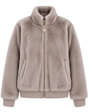 Marella Jassen ,Polyester Emmpatio Jas - Bruin