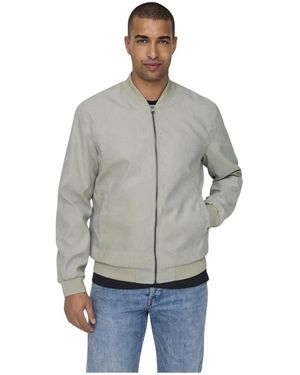Only & Sons Bomber Jackets - Gris