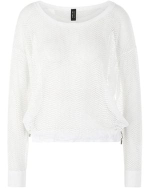 Marc Cain Round-Neck Knitwear - Blanco