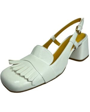 Mara Bini Court Shoes - White