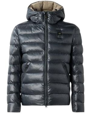 Blauer Adams Jacke - Grau