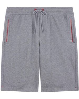 Paul & Shark Fleece Baumwolle Sport Bermuda Shorts - Grau