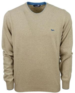 Harmont & Blaine Round-Neck Knitwear - Natural