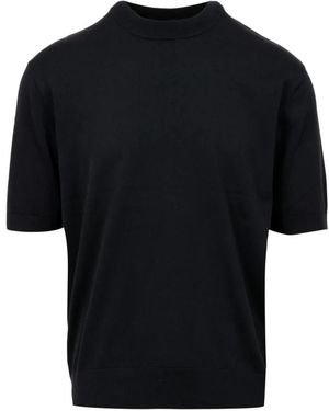 Laneus Round-Neck Knitwear - Black
