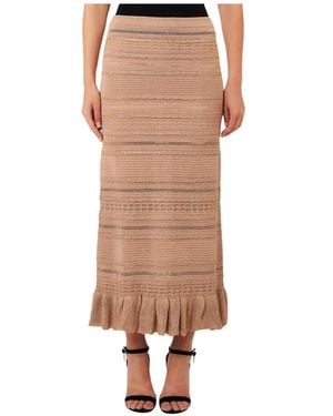 Liu Jo Midi Skirts - Brown