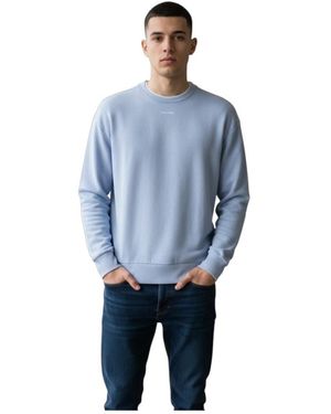 Calvin Klein Nano Logo Sweatshirt - Blauw