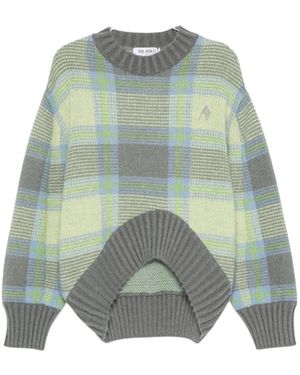 The Attico Round-Neck Knitwear - Bleu