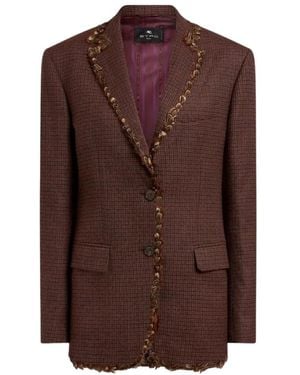 Etro Blazers - Marrone