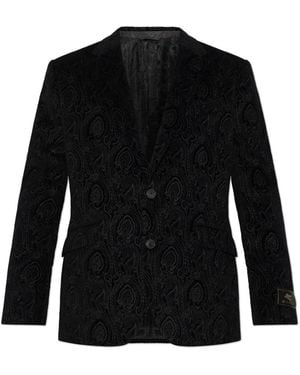 Etro Sakko Mit Einzelschlitz - Schwarz