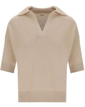 Weekend by Maxmara V-Neck Knitwear - Neutre