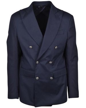 Ballantyne Giacca Doppio Petto - Blau