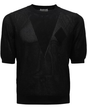 Ballantyne Round-Neck Knitwear - Black