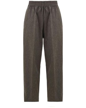 Douuod Woman Straight Trousers - Grey