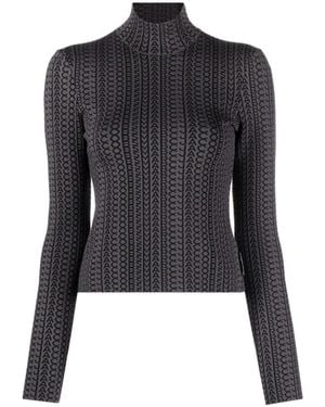 Marc Jacobs Knit Mockneck Pullover - Blau