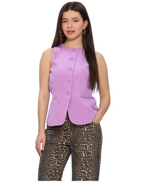 Ydence Gilet Fabienne - Paars