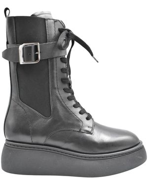 Janet & Janet Schnürschuhe - Schwarz