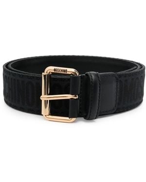 Moschino 1555 Cintura Multilogo - Zwart