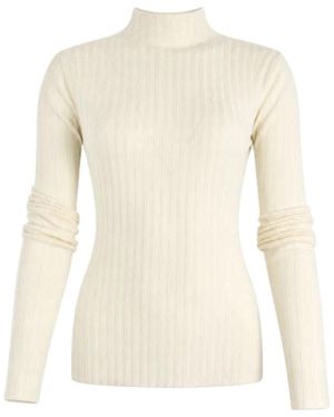 Pinko Truien & Vesten ,Wit ,Muggito Turtleneck - Naturel