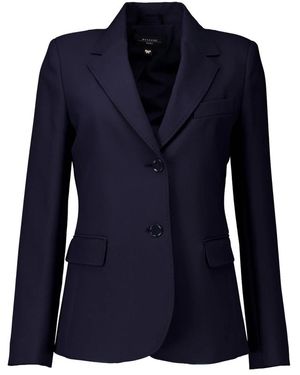 Weekend by Maxmara Dunkelblaues Uva Stilvolles Kleid
