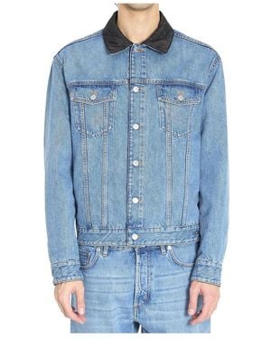 Dior Reversible Cannage Denim Jacket - Blau