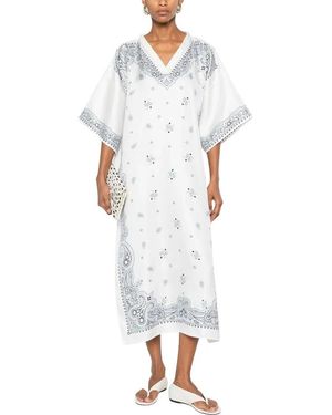 Ferragamo Kleedjes ,Veelkleurig ,Zijden Kaftan - Meerkleurig