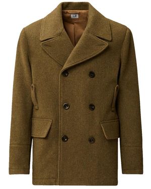 C.P. Company Double-Breasted Coats - Green